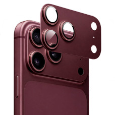 Захисне скло камери для iPhone 18 Pro Max - ZK, Armored Lens, Dark Cherry