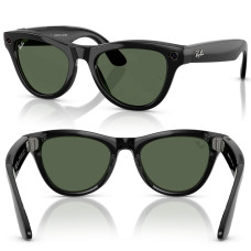 Смарт-окуляри Ray-Ban Meta Skyler Shiny Black Frame G-15 Green s52