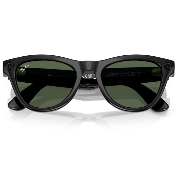 Смарт-окуляри Ray-Ban Meta Skyler Shiny Black Frame G-15 Green s52