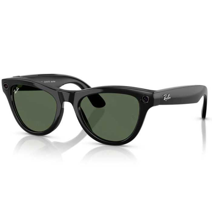 Смарт-окуляри Ray-Ban Meta Skyler Shiny Black Frame G-15 Green s52