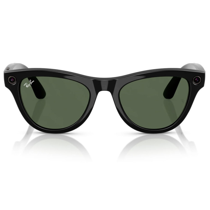 Смарт-окуляри Ray-Ban Meta Skyler Shiny Black Frame G-15 Green s52