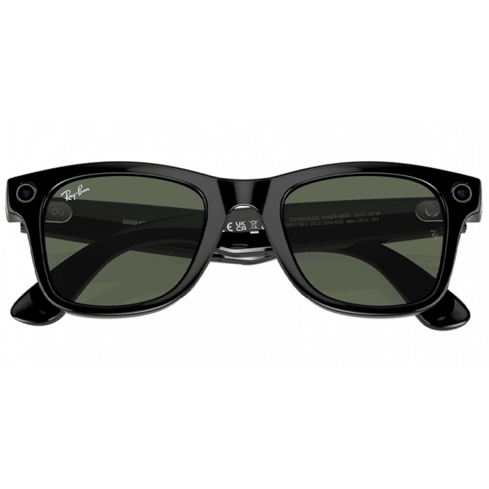 Смарт-окуляри Ray-Ban Meta Wayfarer Shiny Black Frame G-15 Green s50