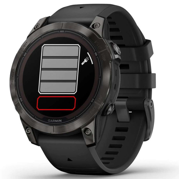 Смарт-годинник Garmin Fenix 7 Pro Sapphire Solar Carbon Gray DLC Titanium with Black Вживаний (б/в)