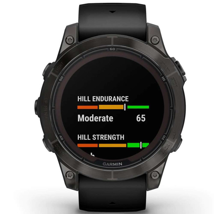 Смарт-годинник Garmin Fenix 7 Pro Sapphire Solar Carbon Gray DLC Titanium with Black Вживаний (б/в)