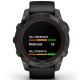 Смарт-годинник Garmin Fenix 7 Pro Sapphire Solar Carbon Gray DLC Titanium with Black Вживаний (б/в)