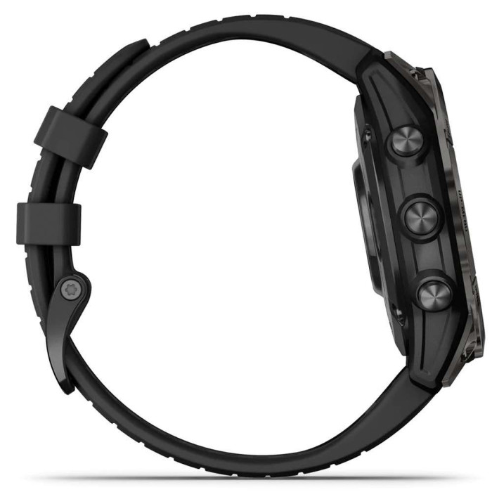 Смарт-годинник Garmin Fenix 7 Pro Sapphire Solar Carbon Gray DLC Titanium with Black Вживаний (б/в)