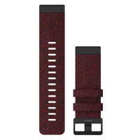 Ремінець для годинника Garmin - QuickFit 26mm, Hard Nylon Band with Black Hardware, Heathered Red