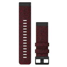 Ремінець для годинника Garmin - QuickFit 26mm, Hard Nylon Band with Black Hardware, Heathered Red