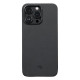 Чохол для iPhone 14 Pro - Pitaka 3 Twill 600D MagSafe, Black / Grey