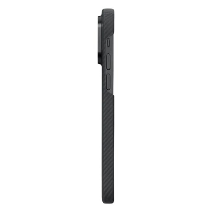 Чохол для iPhone 14 Pro - Pitaka 3 Twill 600D MagSafe, Black / Grey
