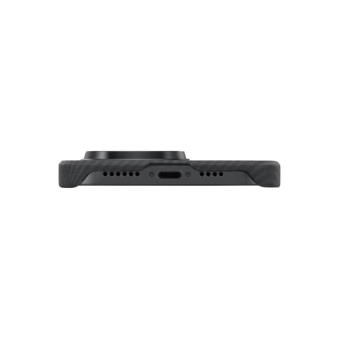 Чохол для iPhone 14 Pro - Pitaka 3 Twill 600D MagSafe, Black / Grey