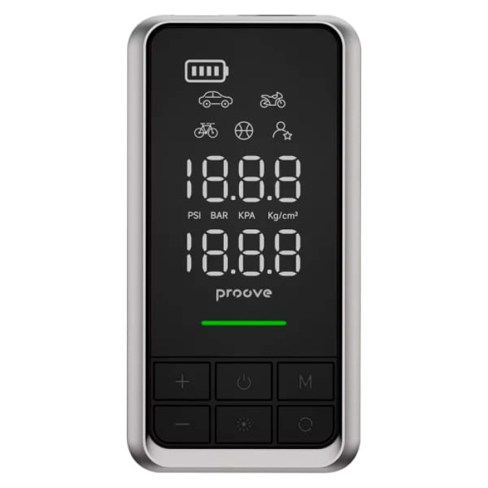 Автомобільний пусковий пристрій + насос Proove Air Jump 10400mAh 1000A Gray