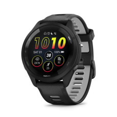 Смарт-годинник Garmin Forerunner 265 Black w. Black/Powder Gray Silicone Band