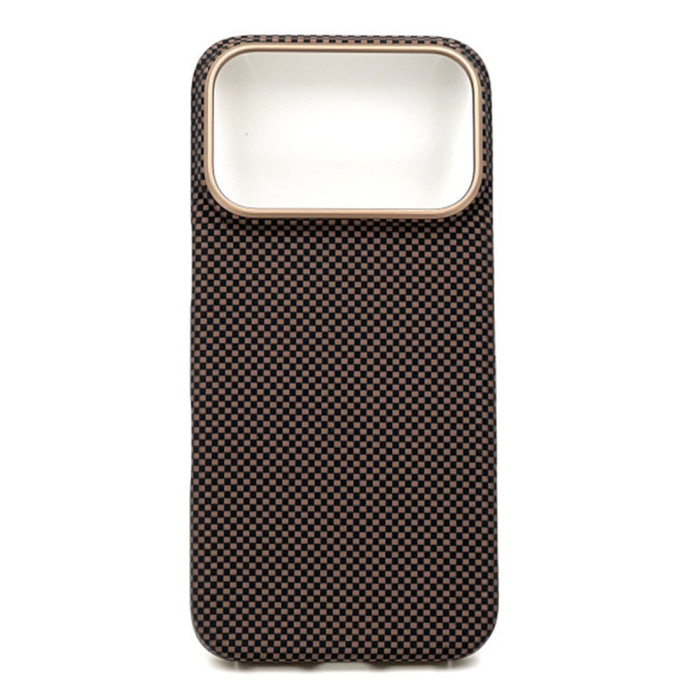 Чохол для iPhone 17 Pro - Cutana Carbon (1500D) MagSafe, Brown