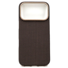 Чохол для iPhone 17 Pro Max - Cutana Carbon (1500D) MagSafe, Brown