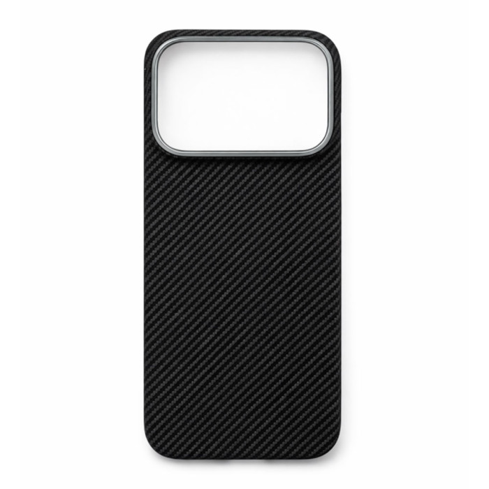 Чохол для iPhone 17 Pro - Cutana Carbon (600D) MagSafe, Black