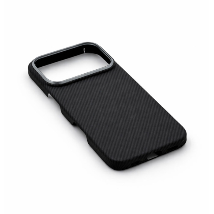 Чохол для iPhone 17 Pro - Cutana Carbon (600D) MagSafe, Black