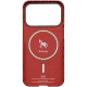 Чохол для iPhone 17 Pro Max - Pitaka Aramid Edge Ultra-Slim Happiness Rides In MagSafe, Maroon