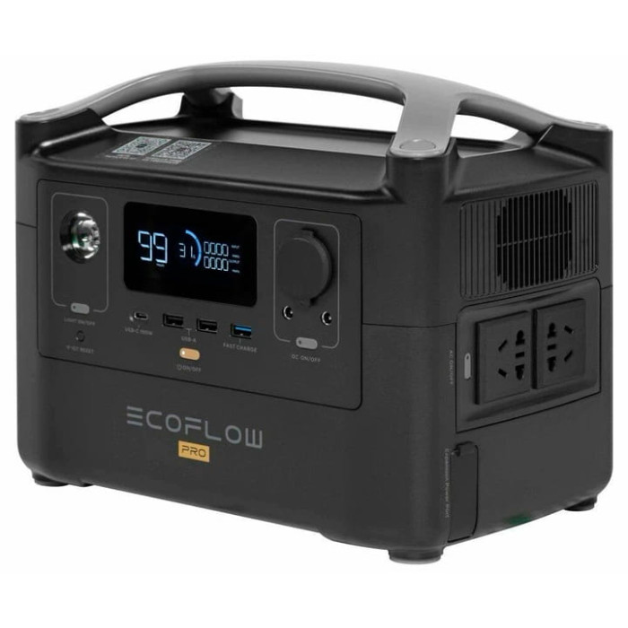 Зарядна станція EcoFlow RIVER Pro міжнародна версія (720 Вт/г, 600 Вт) (EU)