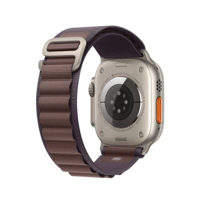 Ремінець для Apple Watch - 42/44/45/46/49mm, Apple Alpine Loop Band, Indigo (L)
