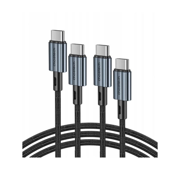 Кабель USB-C to USB-C - Choetech, PD 60W 1.2m, Black