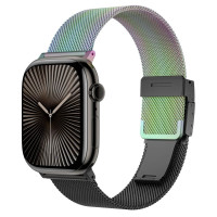Ремінець для Apple Watch - 42/44/45/46/49mm, AmazingThing StyleFlip, Black / Cosmic