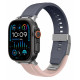 Ремінець для Apple Watch - 42/44/45/46/49mm, AmazingThing Chrono, Iron Misty Rose / Iron Grey