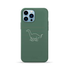 Чохол для iPhone 13 Pro - Pump Silicone Minimalistic, Dino Green