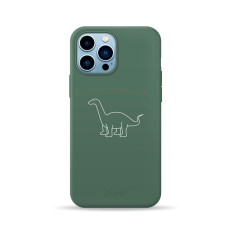 Чохол для iPhone 13 Pro - Pump Silicone Minimalistic, Dino Green