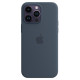 Чохол для iPhone 14 Pro Max - Silicone MagSafe, Storm Blue (HC)