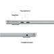 Apple Macbook Air 13.6 / M4 / 16Gb / 256Gb / Silver (2025) Як новий