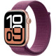 Apple Watch S10 42mm Rose Gold, Plum Sport Loop Як новий