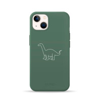 Чохол для iPhone 13 - Pump Silicone Minimalistic, Dino Green
