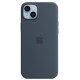 Чохол для iPhone 14 - Silicone MagSafe, Storm Blue (HC)
