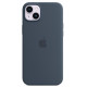 Чохол для iPhone 14 - Silicone MagSafe, Storm Blue (HC)