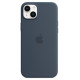 Чохол для iPhone 14 - Silicone MagSafe, Storm Blue (HC)