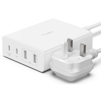 Зарядний пристрій - Belkin 4-Port GaN Charger, 108W White Вживаний (б/в)