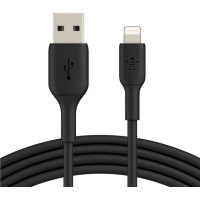 Кабель USB to Lightning - Belkin, Silicone 12W 1m, Black
