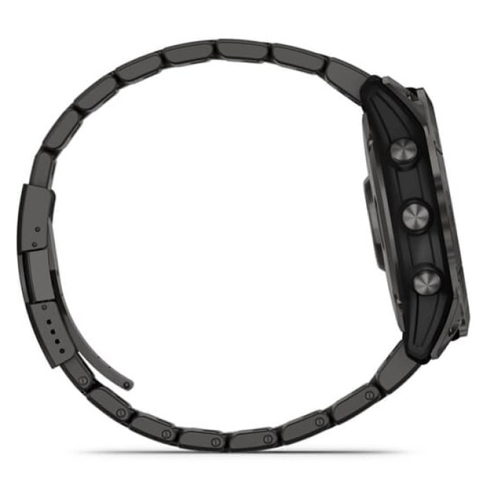 Смарт-годинник Garmin Fenix 7X Sapphire Solar Carbon Gray DLC Titanium, Titanium + Silicone Bands