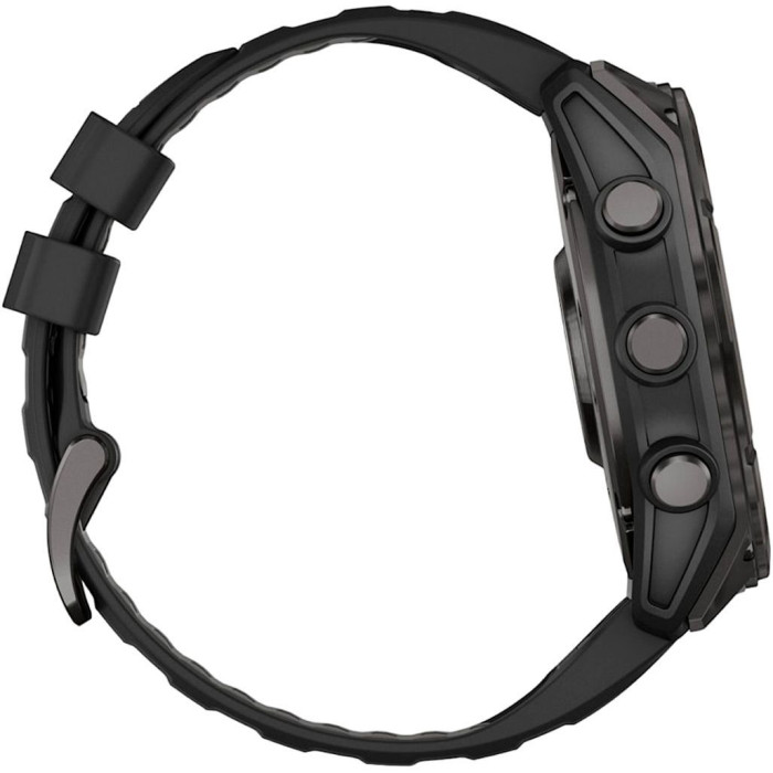 Смарт-годинник Garmin Fenix 8 Pro 51mm AMOLED Sapphire Carbon Gray DLC with Black/Pebble Як Новий