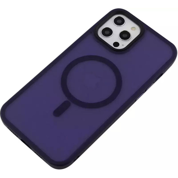 Чохол для iPhone 12 Pro Max - WAVE Matte Insane MagSafe, Deep Purple