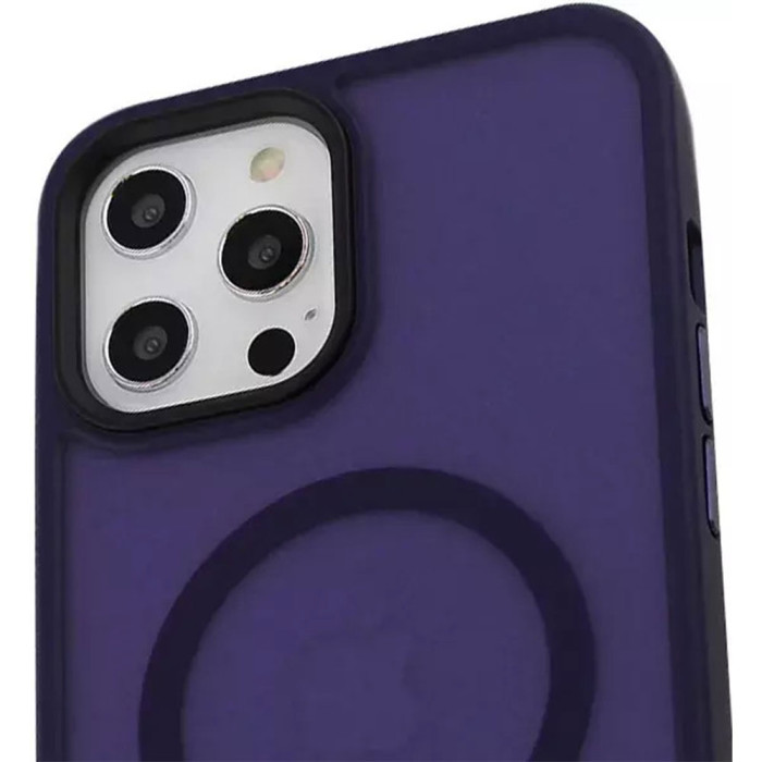 Чохол для iPhone 12 Pro Max - WAVE Matte Insane MagSafe, Deep Purple