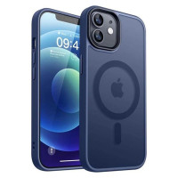 Чохол для iPhone 12/12 Pro - WAVE Matte Insane MagSafe, Midnight Blue