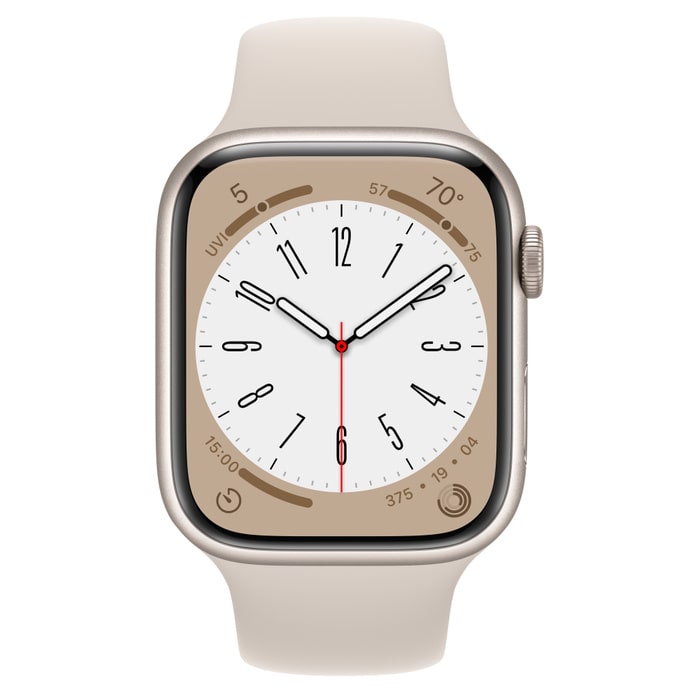 Apple Watch S8 41mm Starlight, Starlight Sport Band (S/M)