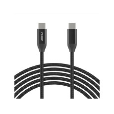 Кабель USB-C to USB-C - Choetech, (USB-C 3.1) 240W 1m, Black