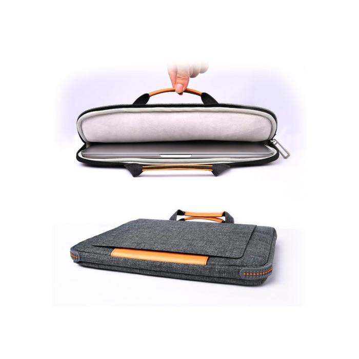 Чохол-сумка для Macbook 13 - WIWU Smart Stand Sleeve Series, Black