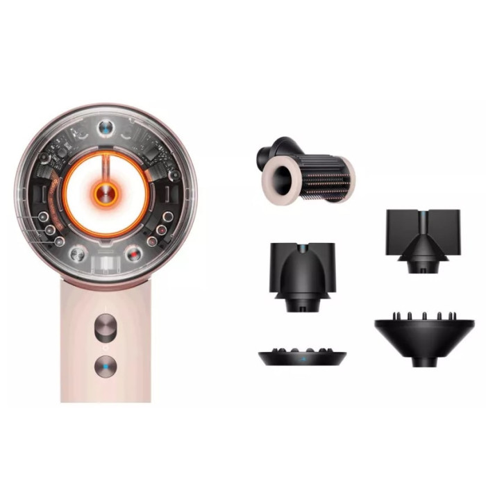 Фен Dyson HD16 Supersonic Nural Straight+Wavy Ceramic Pink/Rose Gold