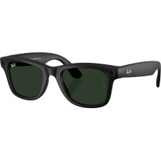 Смарт-окуляри Ray-Ban Meta Wayfarer Mate Black Clear to Graphite Green S50, Як новий