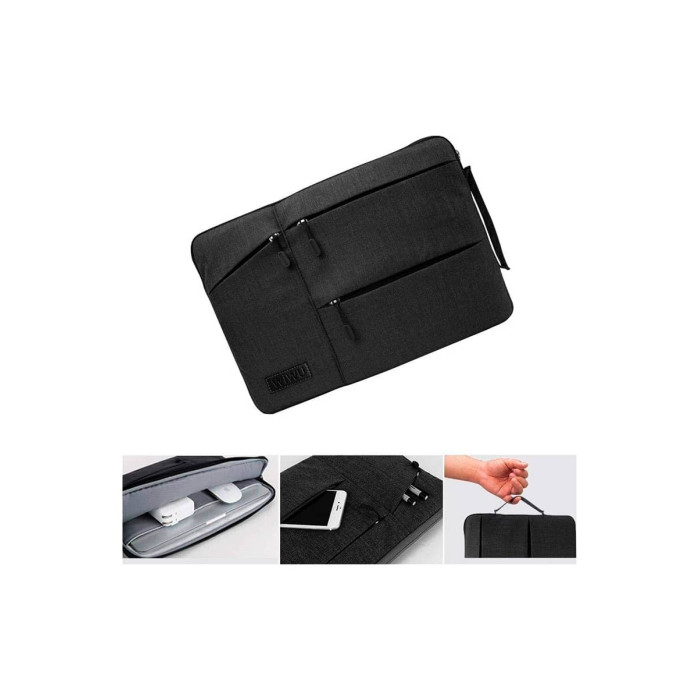 Чохол-сумка для Macbook 15 - WIWU Pocket Sleeve Series, Black