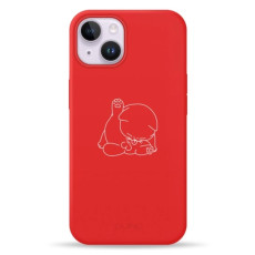 Чохол для iPhone 14 Plus - Pump Silicone Minimalistic MagSafe, Cat Balls